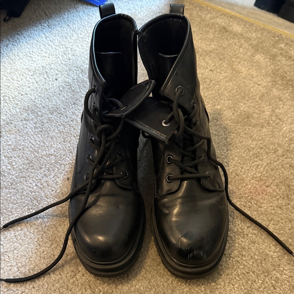 Dream Pairs Black Combat Boots